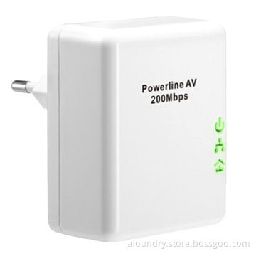 200Mbps wall-mount home-plug power-line network adapter
